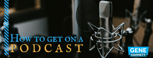 how to get on podcast