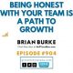 Team Growth Think Tank with Brian Burke